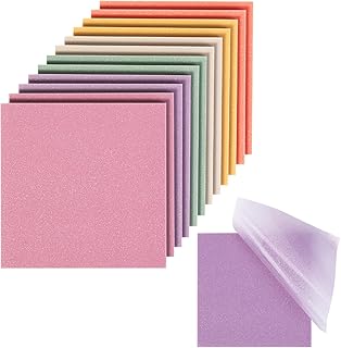 Mr. Pen- Plastic Glitter Sticky Notes, 3”x3”, 12 Pads, 600 Sheets, Vintage Colors, Sticky Notes 3x3