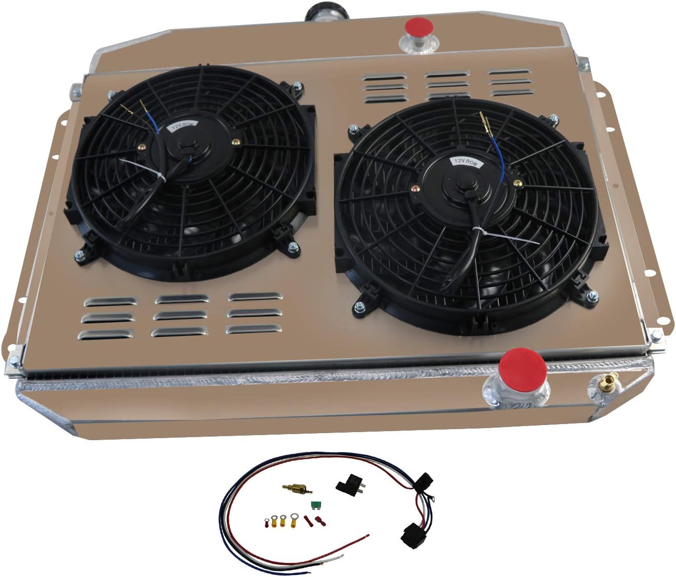 3 Row Radiator Shroud Fans For 1961-1964 Ford F100 F250 F350 Truck L6 1962 1963