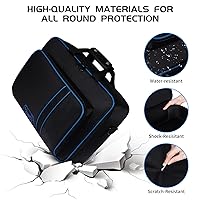 Vista 4 de Alltripal Carrying Case Compatible with PlayStation 5 Console, Case Travel Bag & Protective Shoulder Storage Bag for PS5 DiscDigital Edition