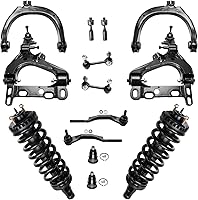 Vista 16 de Detroit Axle - Kit de suspensión frontal de 15 piezas para Jeep Grand Cherokee 99-04 1999 2000 2001 2002 2003 2004, brazos de control superior e