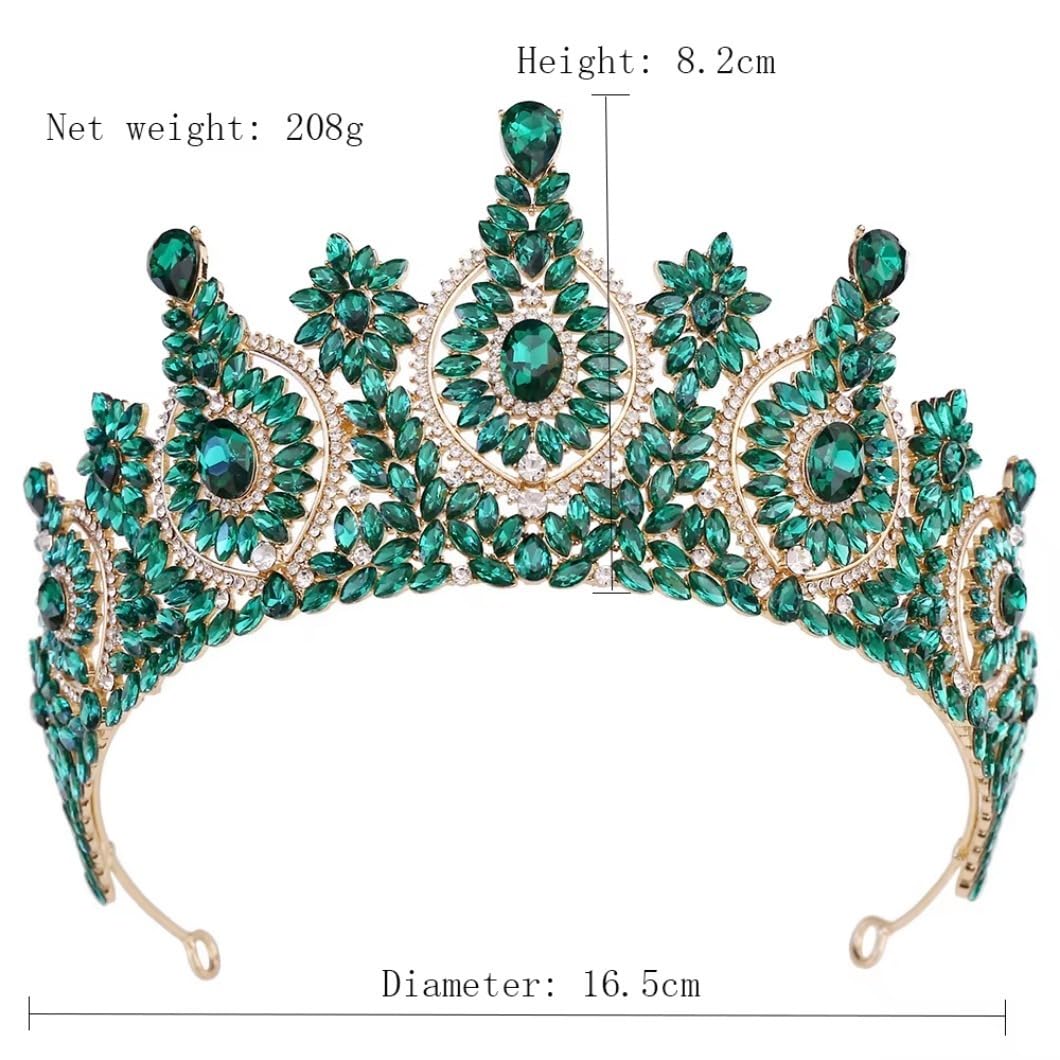 Women's Crystal Tiara Crown, Wedding Princess Headpiece (1101)