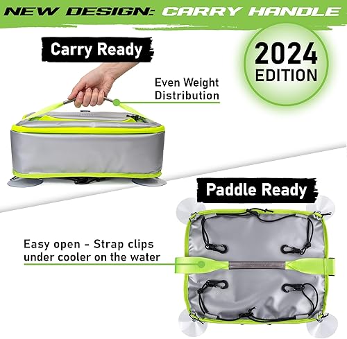 Miniatura 2 de Gradient Fitness Hielera SUP para tabla de remo  Accesorios mejorados de material impermeable  Bolsa térmica de kayak aislada de gran capacidad