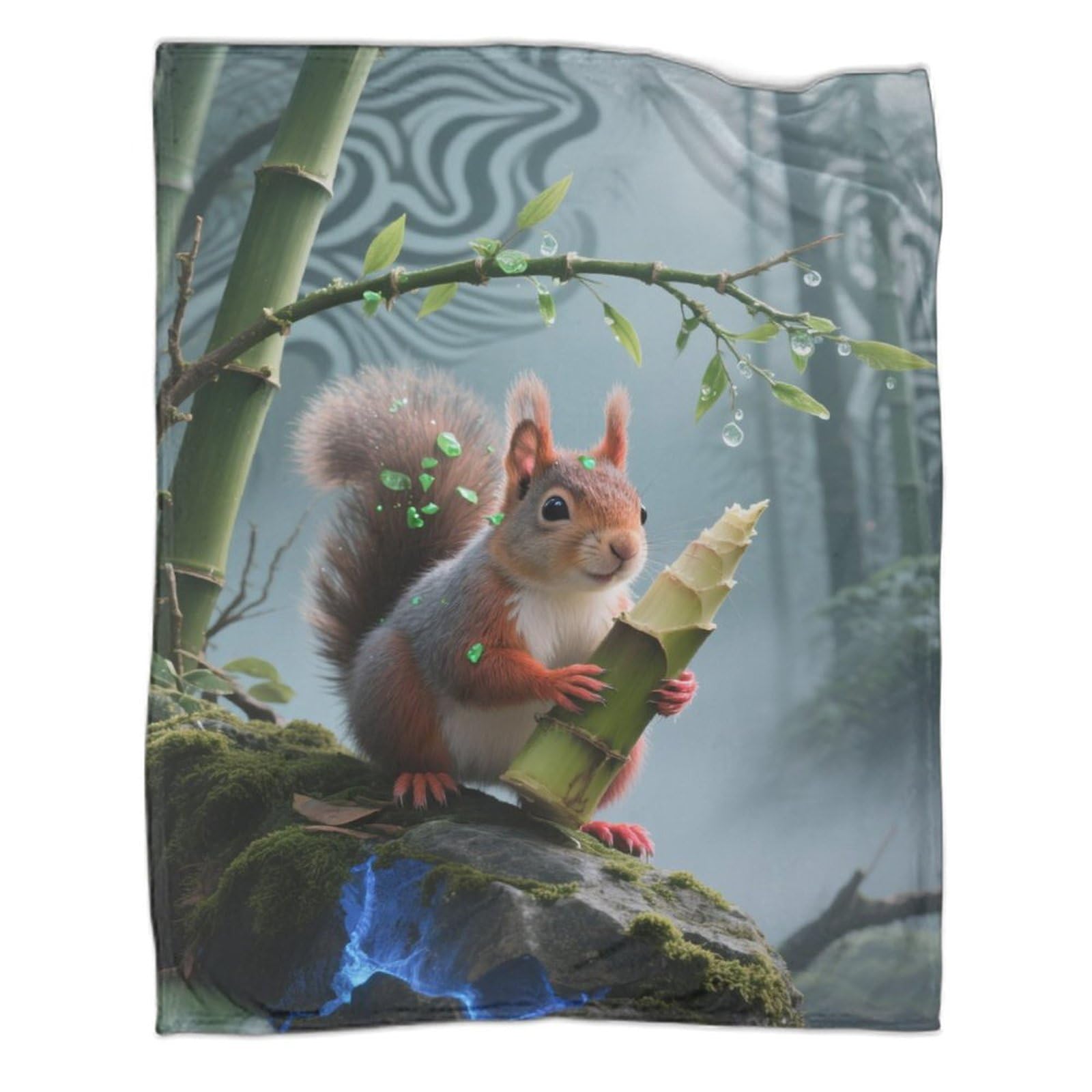 Manteau plush squirrel pour des soirées cocooning en fleece