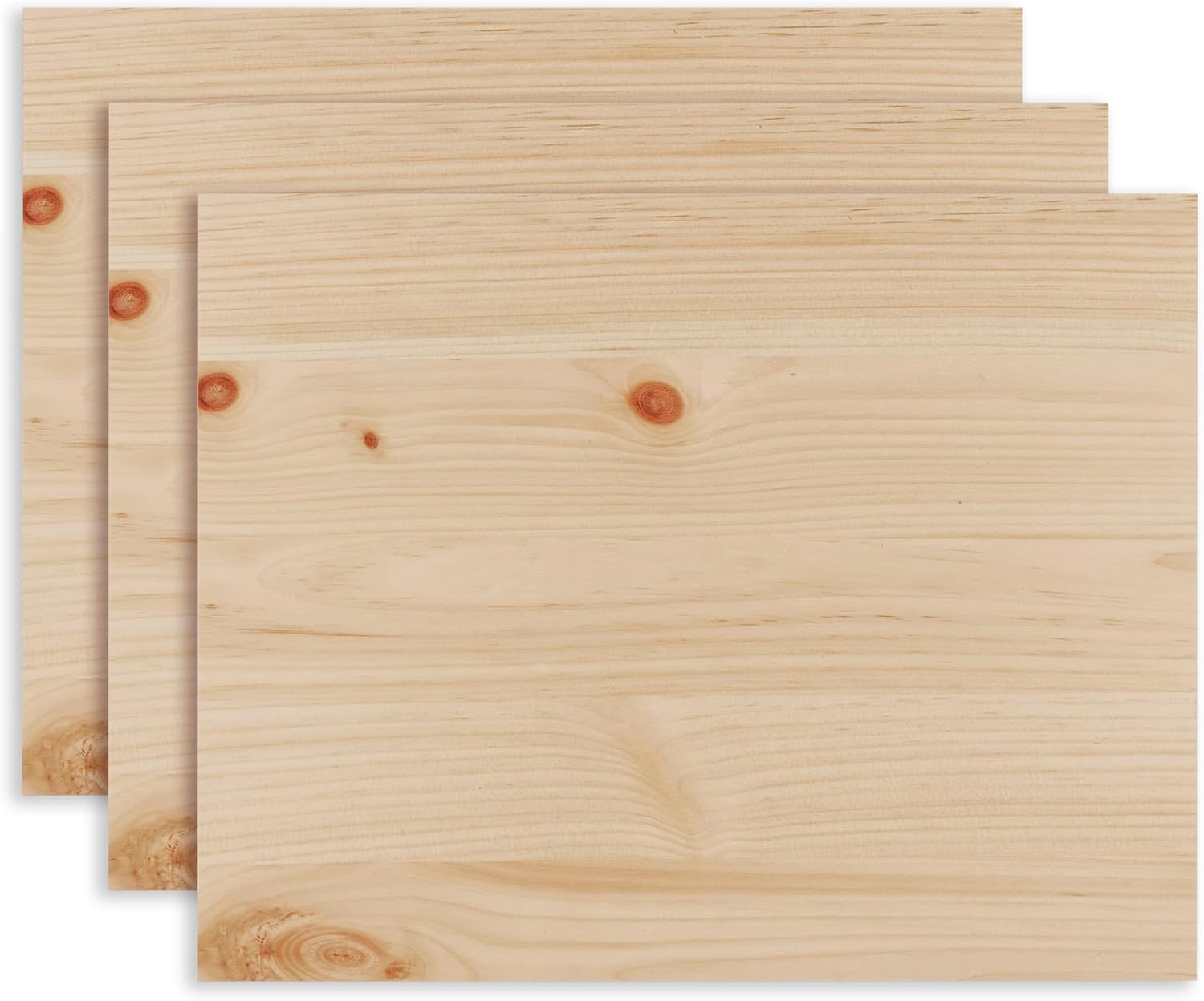 Edge-glued Board by Walnut Hollow, Pine, 11" x 14" x 3/4", (Pack of 3), Heavy-Duty, Project Ready, for Your Small Business, Home DIY, Décor, or Craft Projects