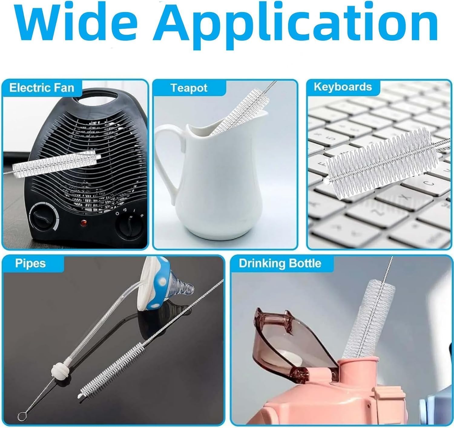 Metal Straw Replacement Compatible With Owala FreeSip Sway 30oz Water Bottle，Reusable Stainless Steel Straws Fit for Owala Water Bottles - Image 5