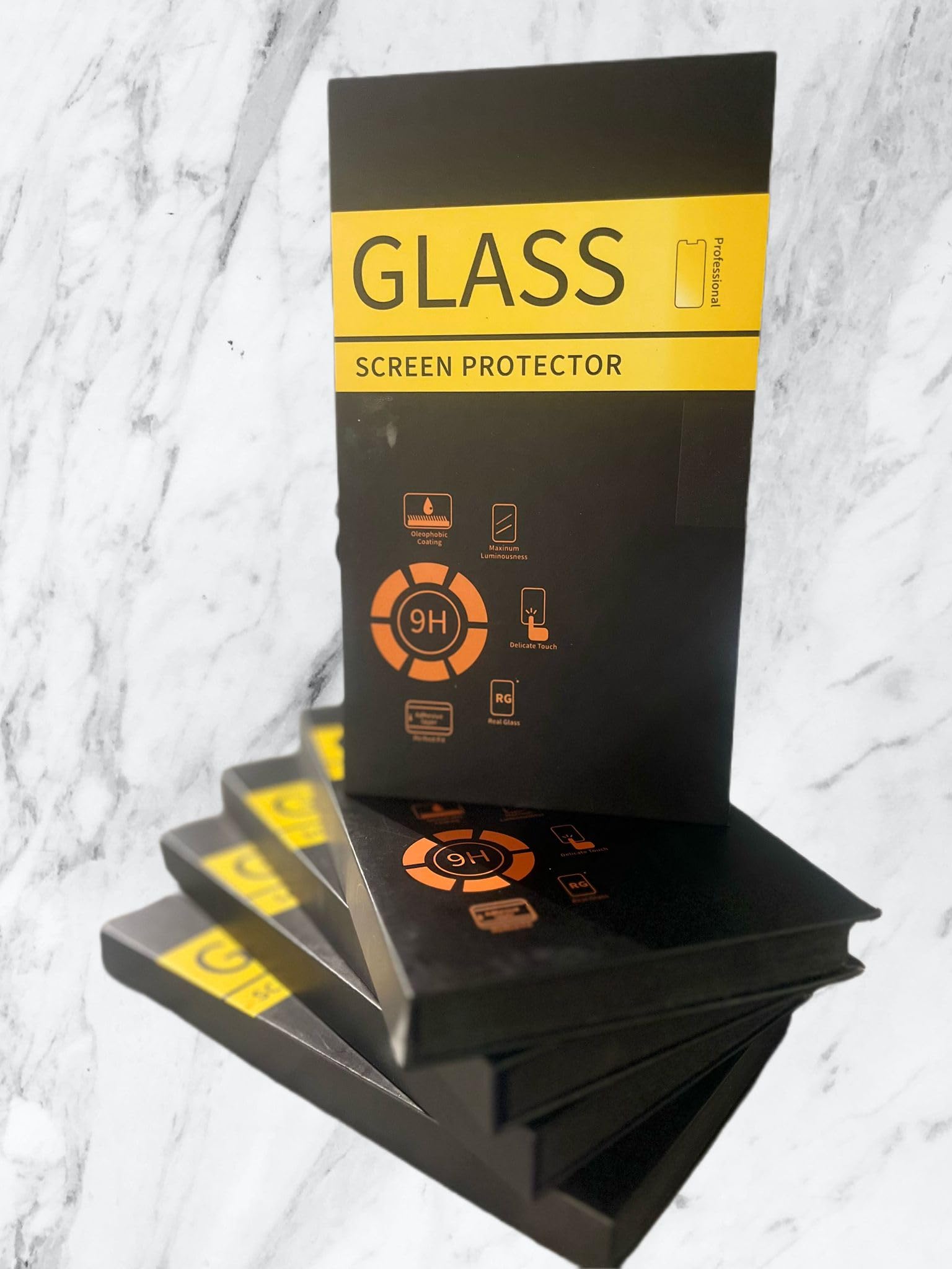 Photo 1 of 1 Pack Glass Screen Protector for iPhone 13 Pro, [Case-Friendly] [3-Pack] [Military-Grade] [9H Hardness] [Bubble-Free]