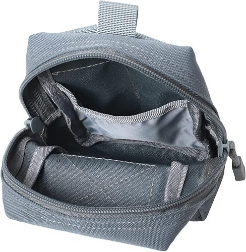 Miniatura 30 de Paquete de 2 bolsas Molle – Bolsa táctica compacta para EDC resistente al agua Canela