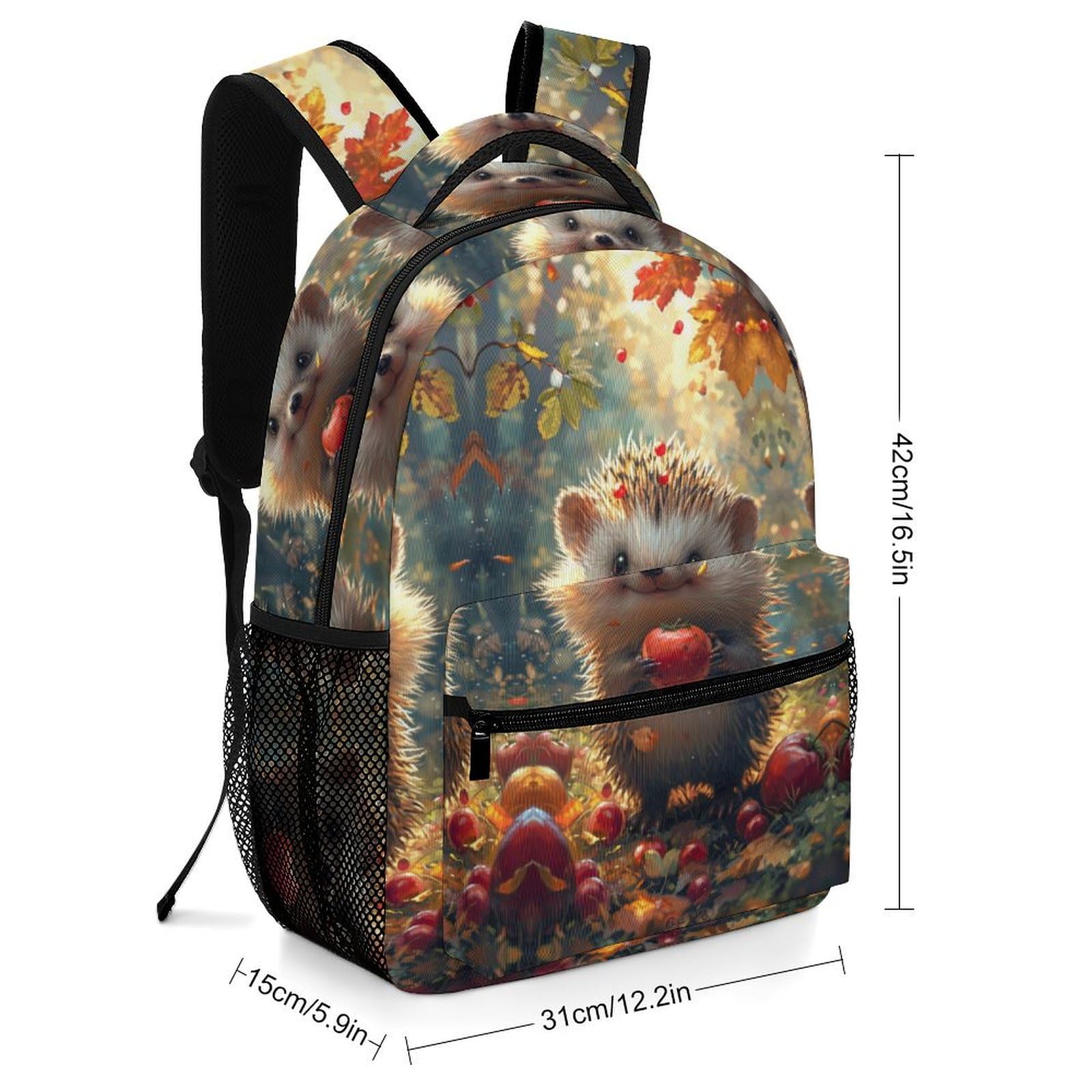 Materialstark Furchterregender Hai Rucksack Tiere - Reißfestes Polyester Mit Doppelnähten