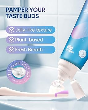 BodyAccel Tongue Cleaner Gel with Tongue Brush Fresh Breath Oral Care Kit Tongue Scraper Gel Set for Bad Breath Removal, Maintain Oral Health