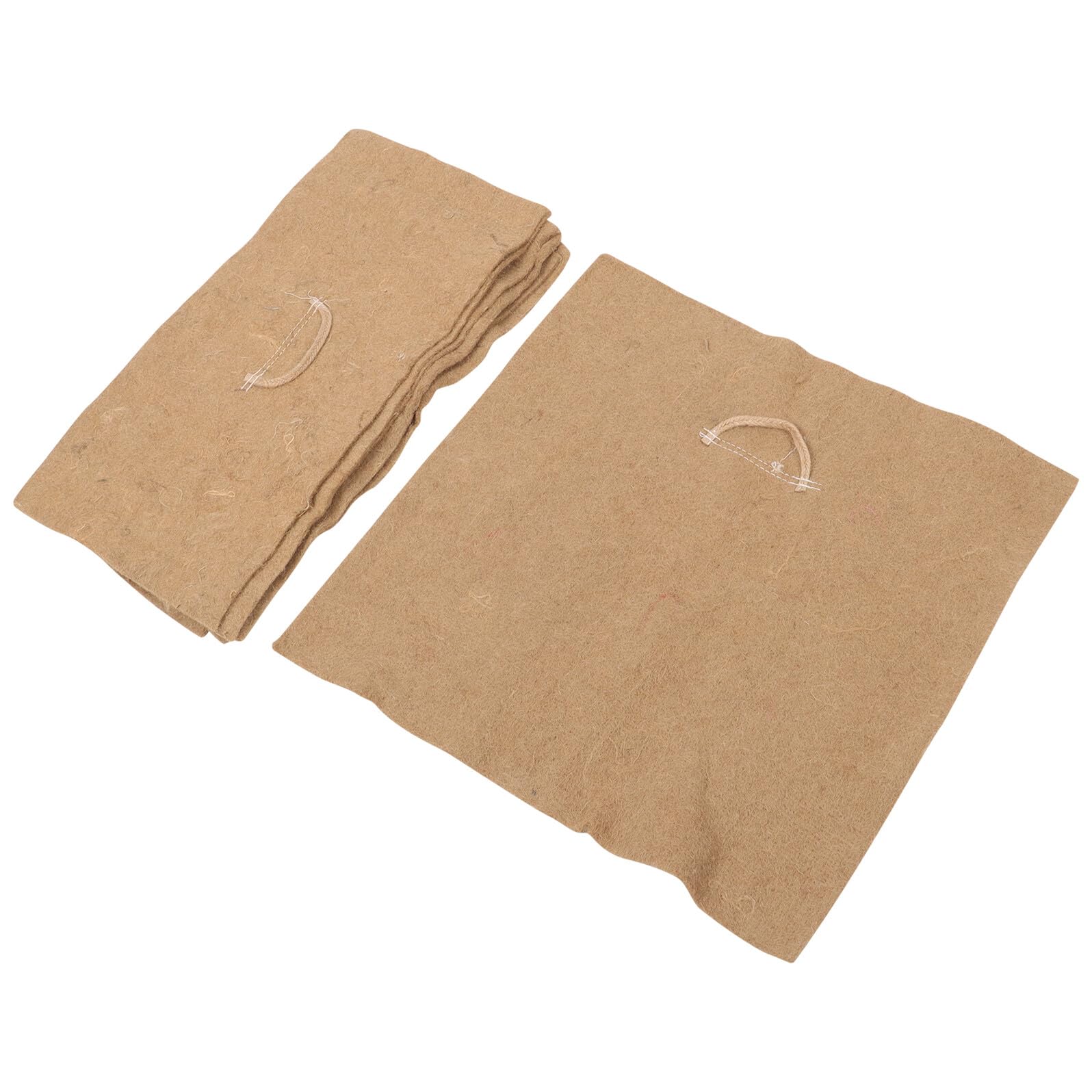 4 Stück-Pack Jute Anzuchtplatten zum Keimen von Pflanzensetzlingen mit Feuchtigkeitsbewahrender Funktion für Gartennutzung