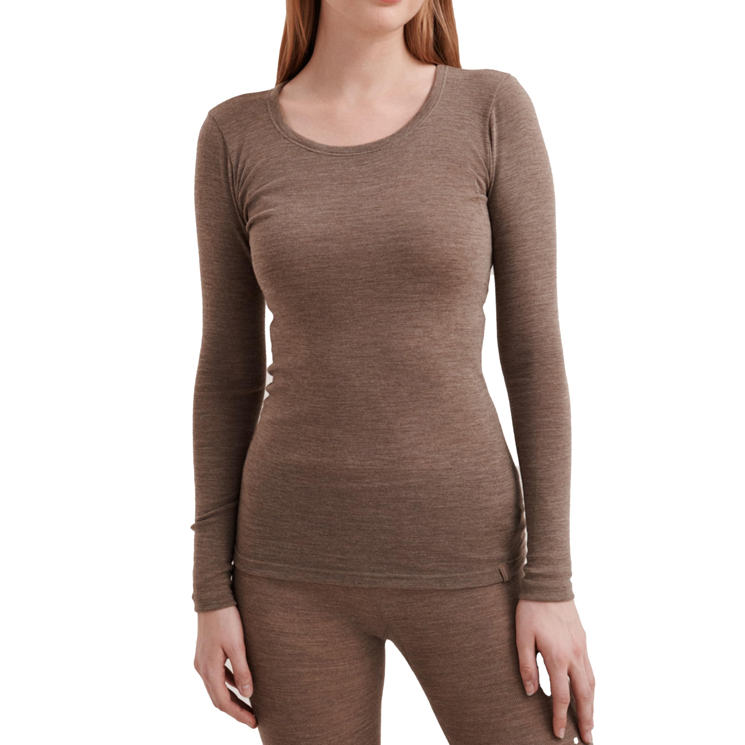 Plus size shirt van merinowol voor dames - €49.99
