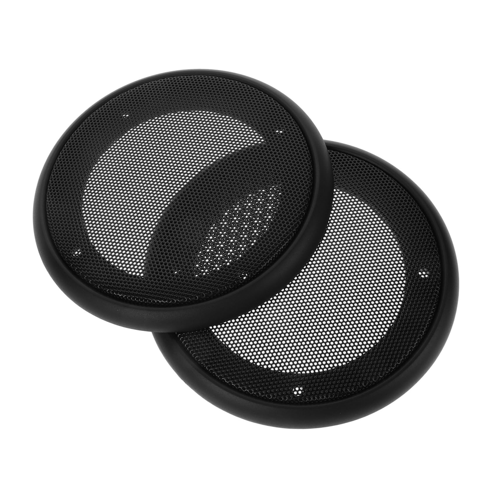 BELLIFFY 2pcs Car Subwoofer Speaker Grills Durable Speaker Protector Covers Fit for Various Car Models Enhances Audio Experience Protects Against Debris