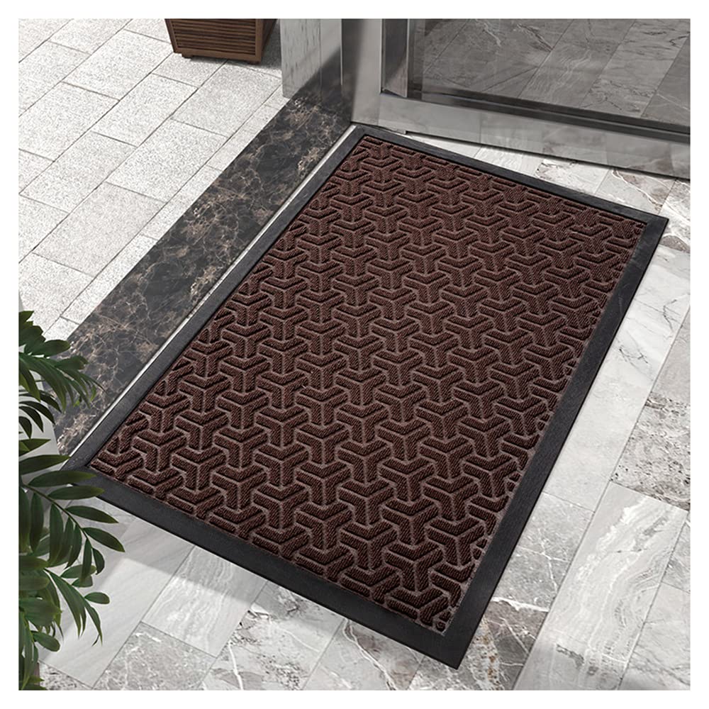 Paillasson antidérapant et ultra absorbant en caoutchouc pour une maison propre