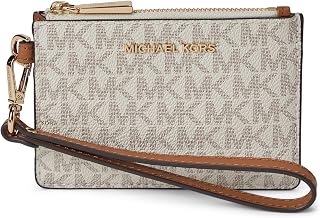 Monedero pequeño Jet Set, herrajes en tono dorado/vainilla