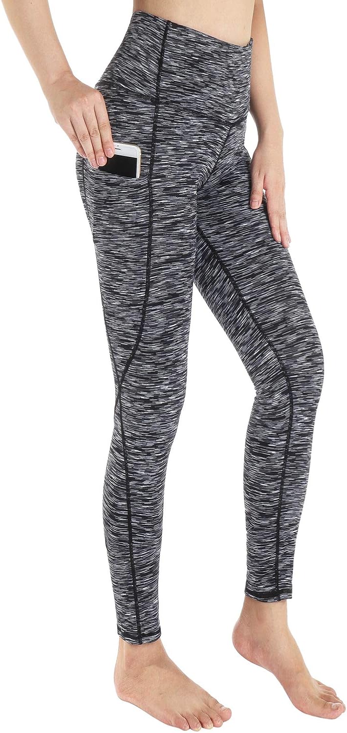 I2CRAZY High Waisted Yoga Pants for Women with Pockets Tummy Control Workout Leggings