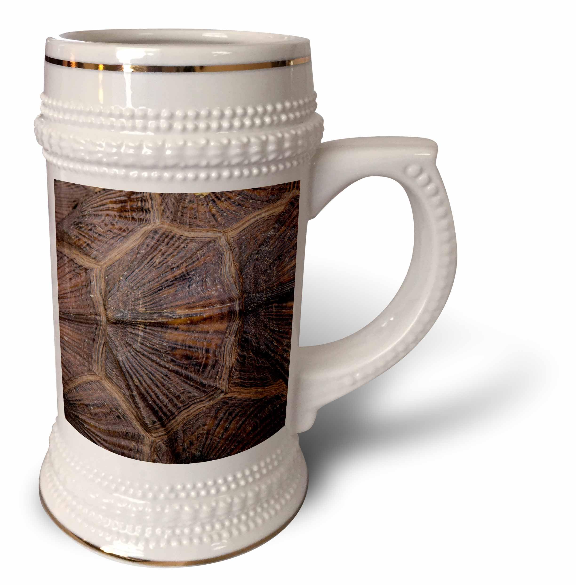 Taza Stein con diseño de caparazón de tortuga en cerámica blanca brillante de alta densidad
