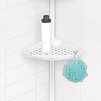 Vista 7 de Better Living Products 70040 ULTI-MATE - Soporte para poste de ducha de aluminio a prueba de óxido, sin tamaño, color blanco