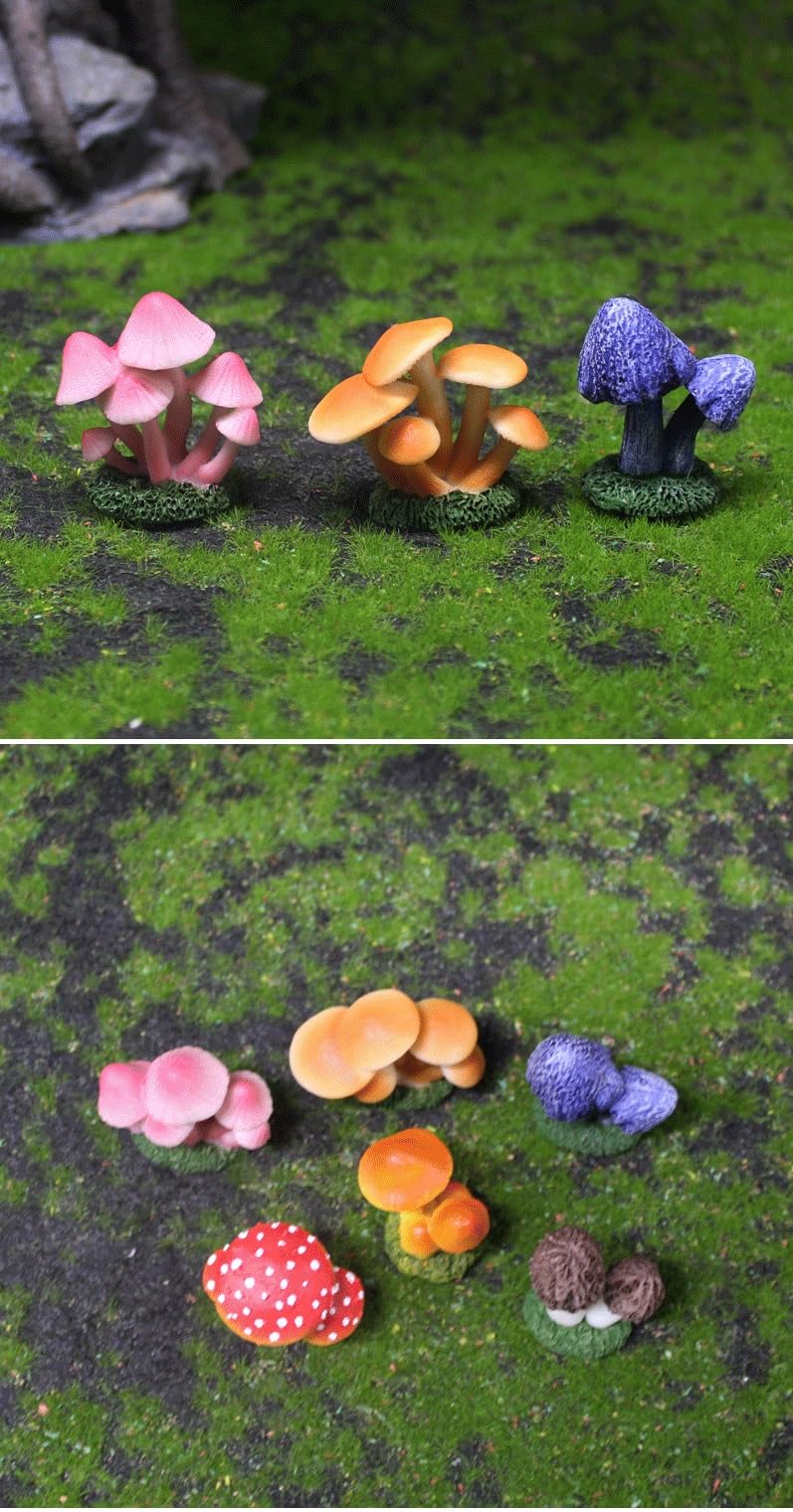 Amazon.co.jp: 【神話広場】 ミニ きのこ 茸 庭 ガーデン オブジェ