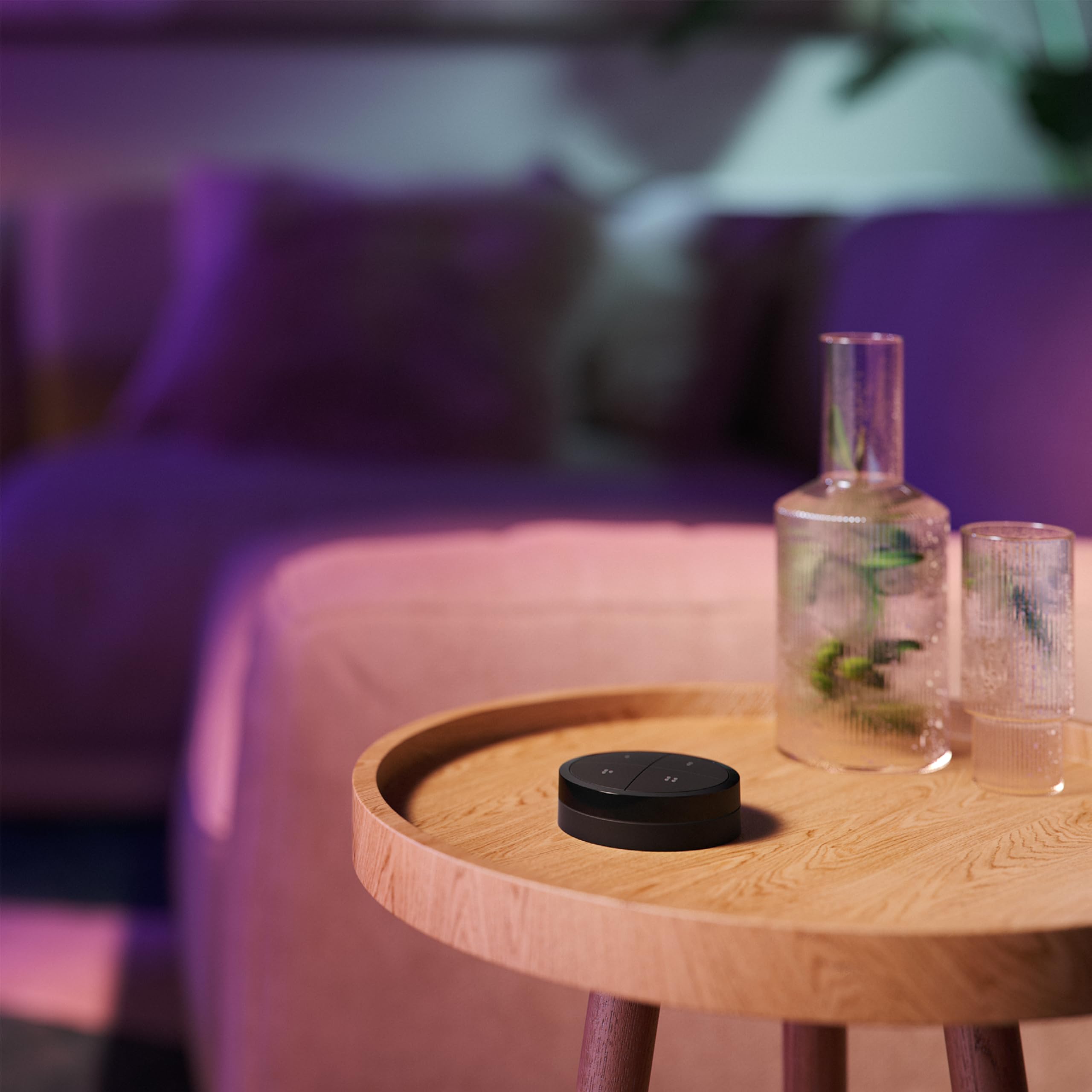 Philips Hue Paquete ventaja - GU10 - con 4 focos LED - Luz blanca cálida - Incluye Hue Interruptor rotativo (Negro) - Hue White