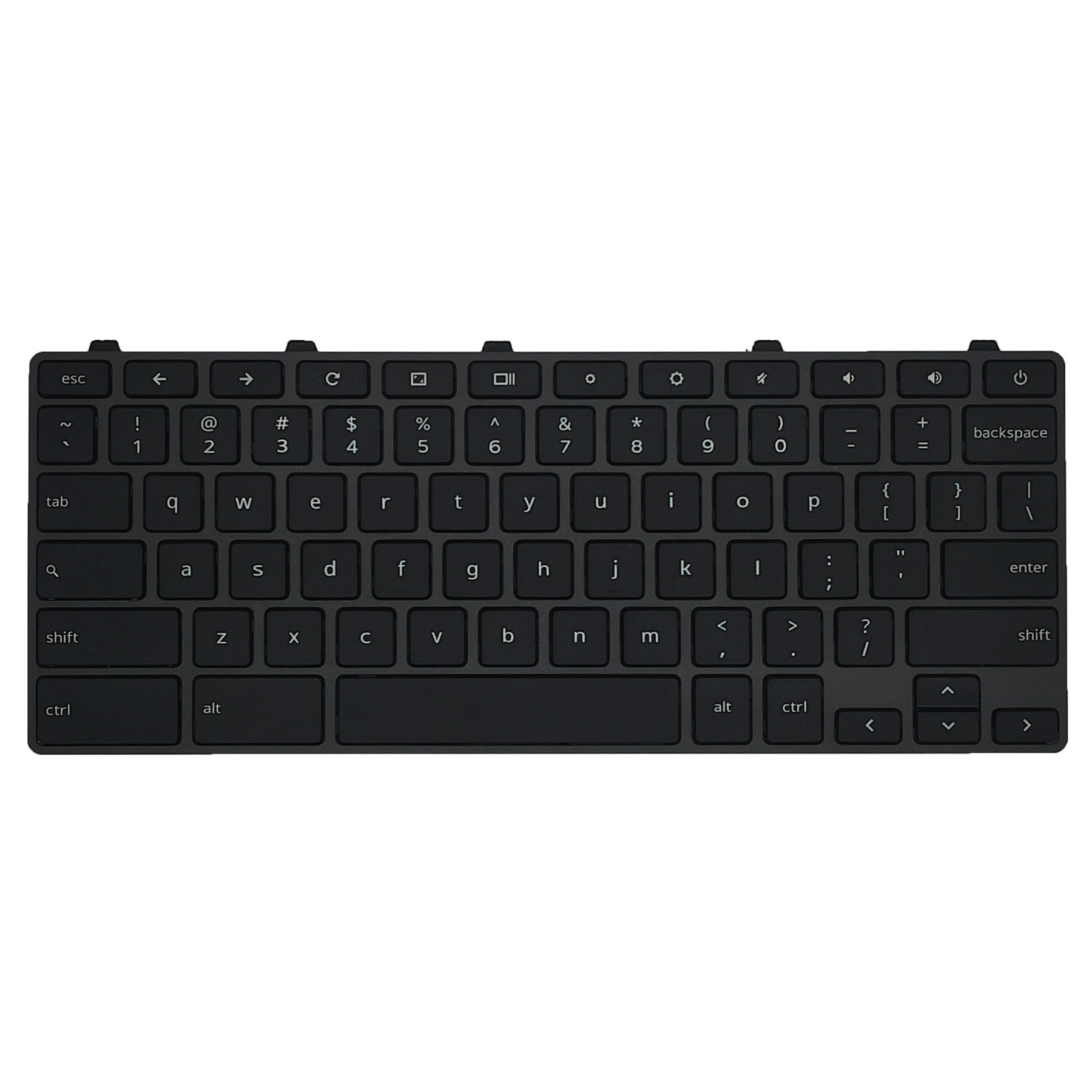 WWGTMC Tastiera Con Chiave Di Blocco Layout US Sostituzione Per Dell