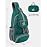 WATERFLY Packable Small Crossbody Sling Backpack Shoulder Chest Bag Daypack for Hiking Traveling
