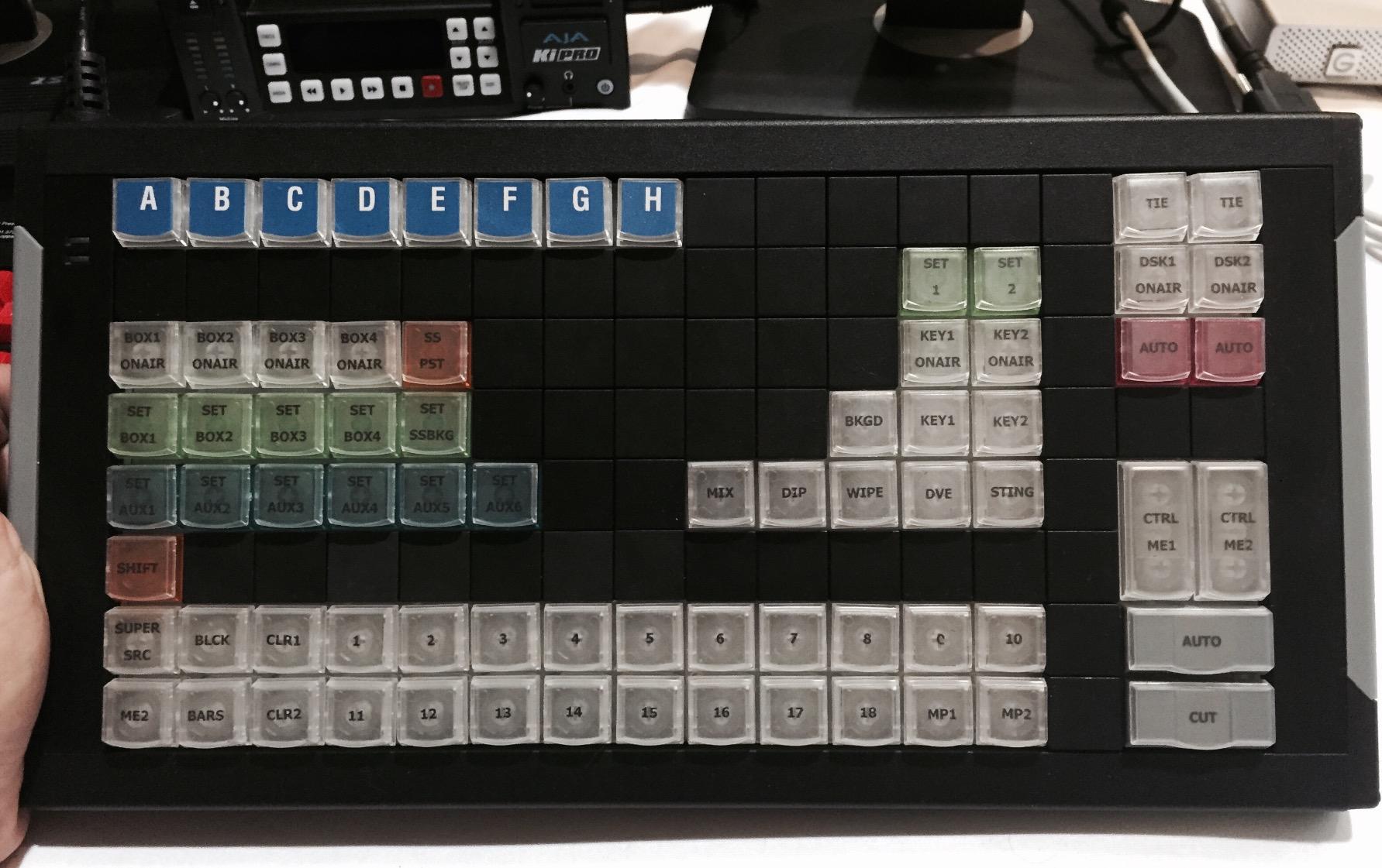 X-keys 128 programmable keypad