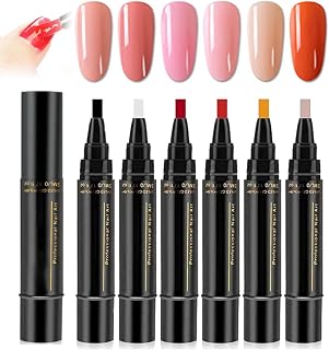 Nail Polish Pen, 36 Color Nailpolish Gel Pen 8 Ml, Multicolor Painting Dotting Tools No Base, Nails Pens for Nails Art DIY