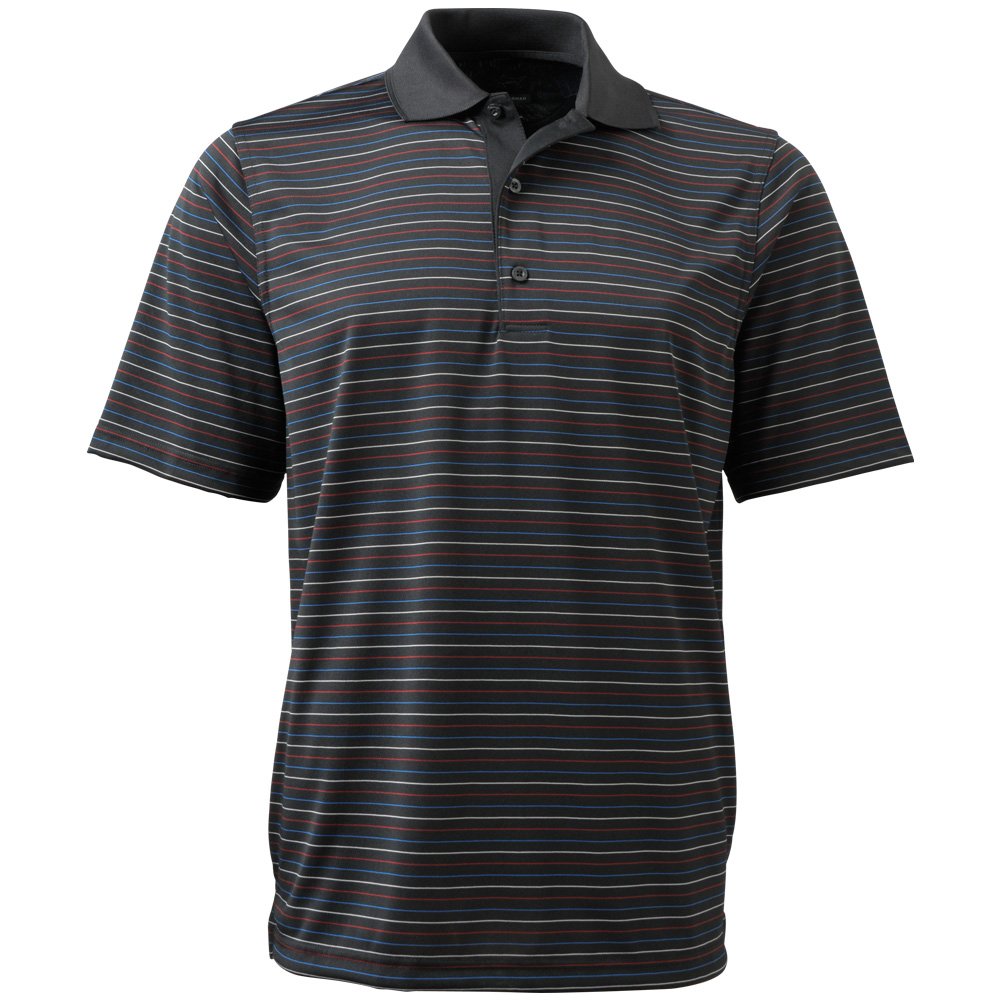 Greg Norman Collection Men's Sorbtek Multi Stripe Polo Shirt