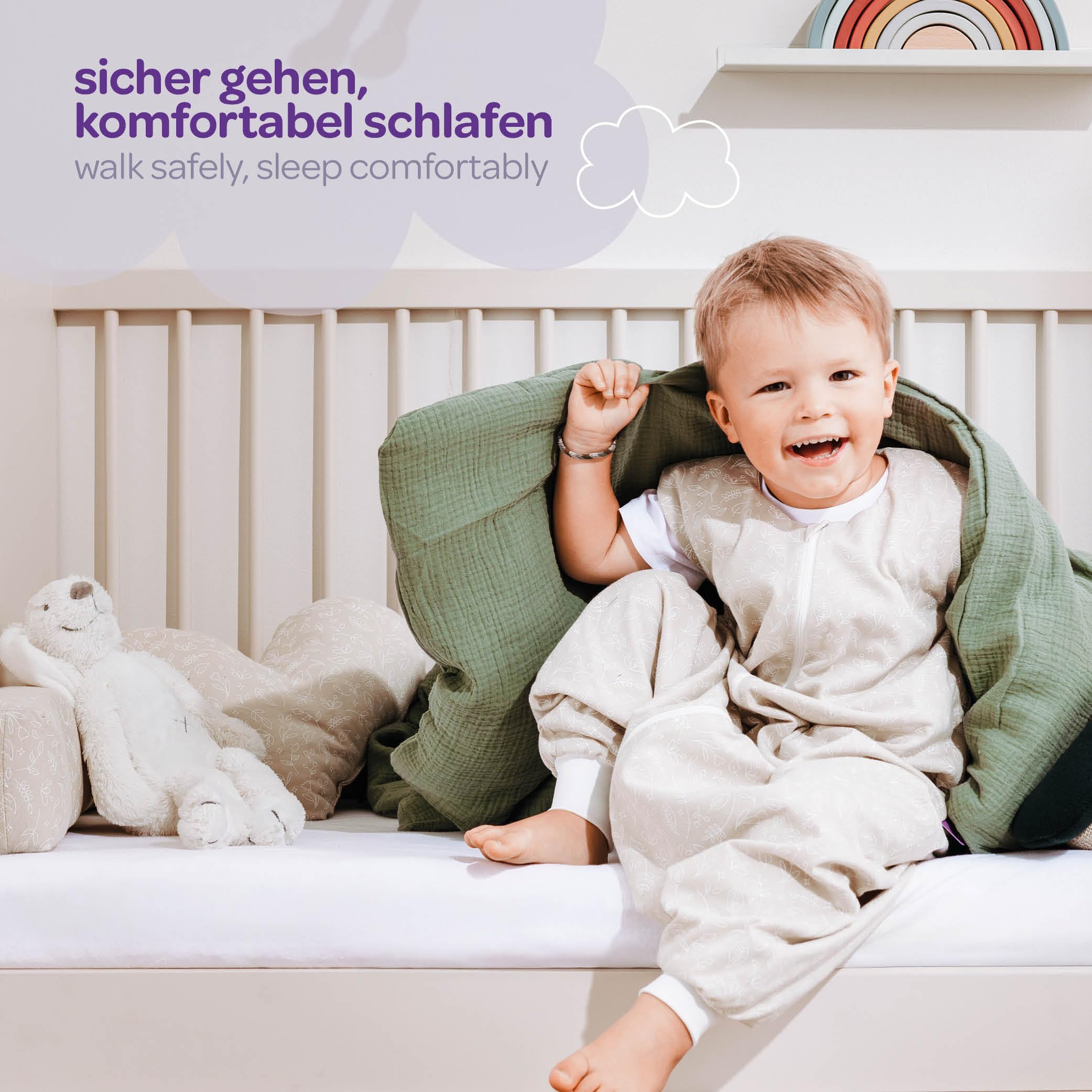 träumeland schlafsack mit füßen 2 5 tog – Ganzjahres Schlafanzug TO GO Garden | Atmungsaktiver Babyschlafsack und regulierbarer Belüftung First Look: SCOTT REACT SUPER_MODEL: 302586 Farbe:Kandis
