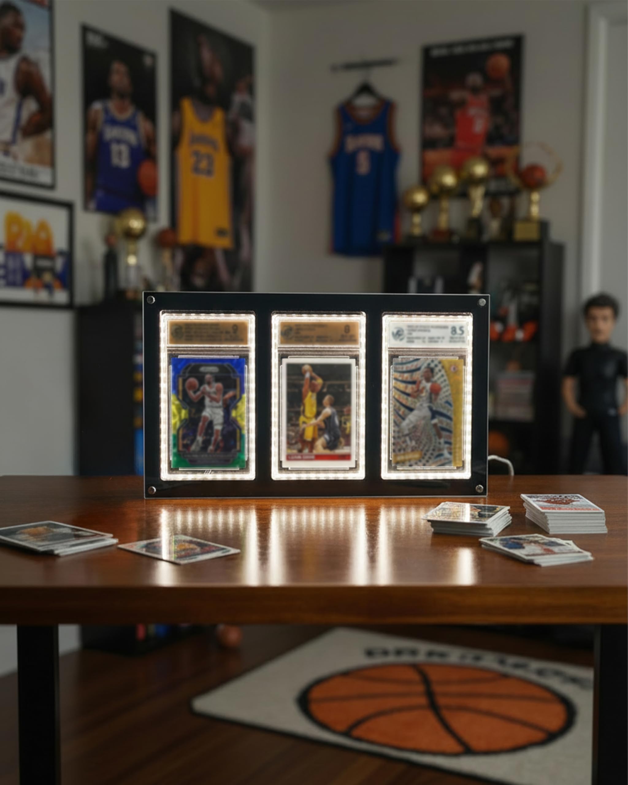FANTASY CLUB Marco Acrílico Para Cartas Gradeadas, Protección UV 99+%, Compatible Con PSA, CGC Y Beckett