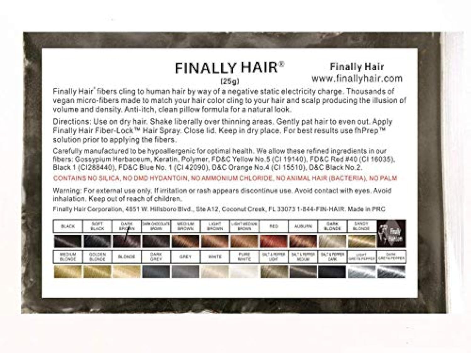 Hair Building Fibers Medium Brown 25 Grams Refill Your Existing Bottle. Highest Grade Fiber By Finally Hair