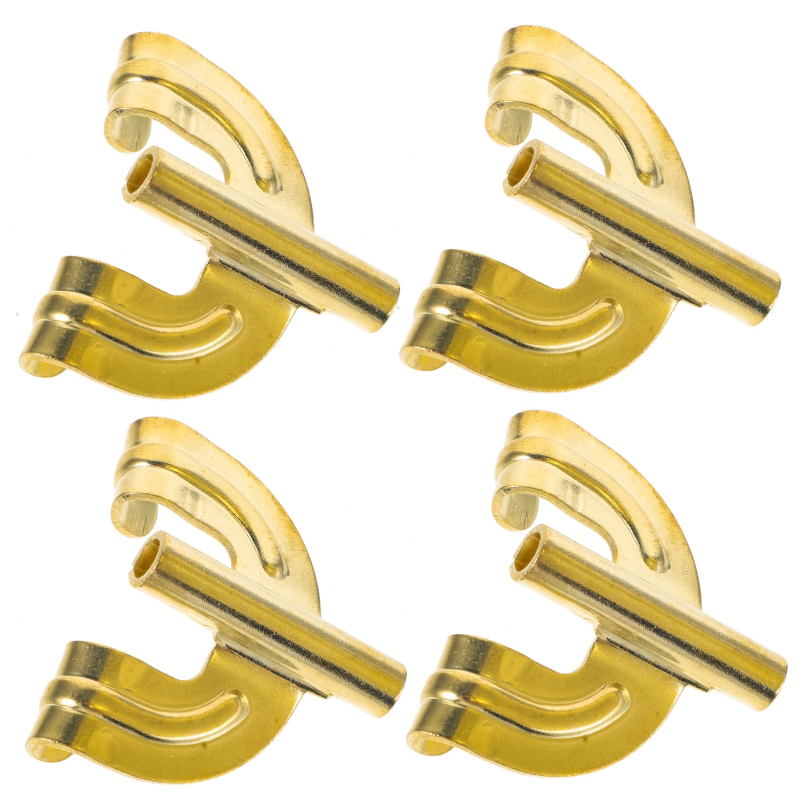 NULYLU Bass Drum Claw Hooks 4 Pack Sturdy Metal Drum Hooks Portable Bass Claw Hook for Drum Kit