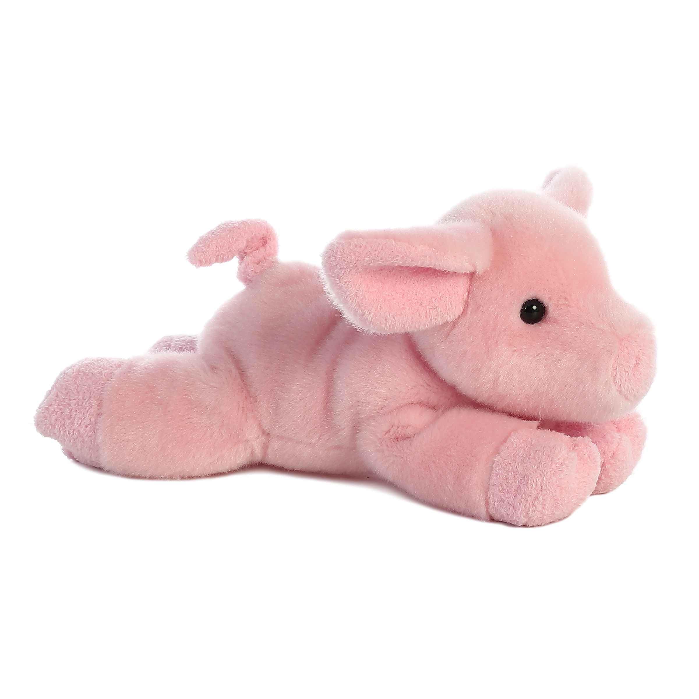 Aurora® Adorable Mini Flopsie™ Pickles Piglet™ Stuffed Animal - Mini Companions Ready for Playful Adventures - for Kids All Ages, Toddlers, Adults,
