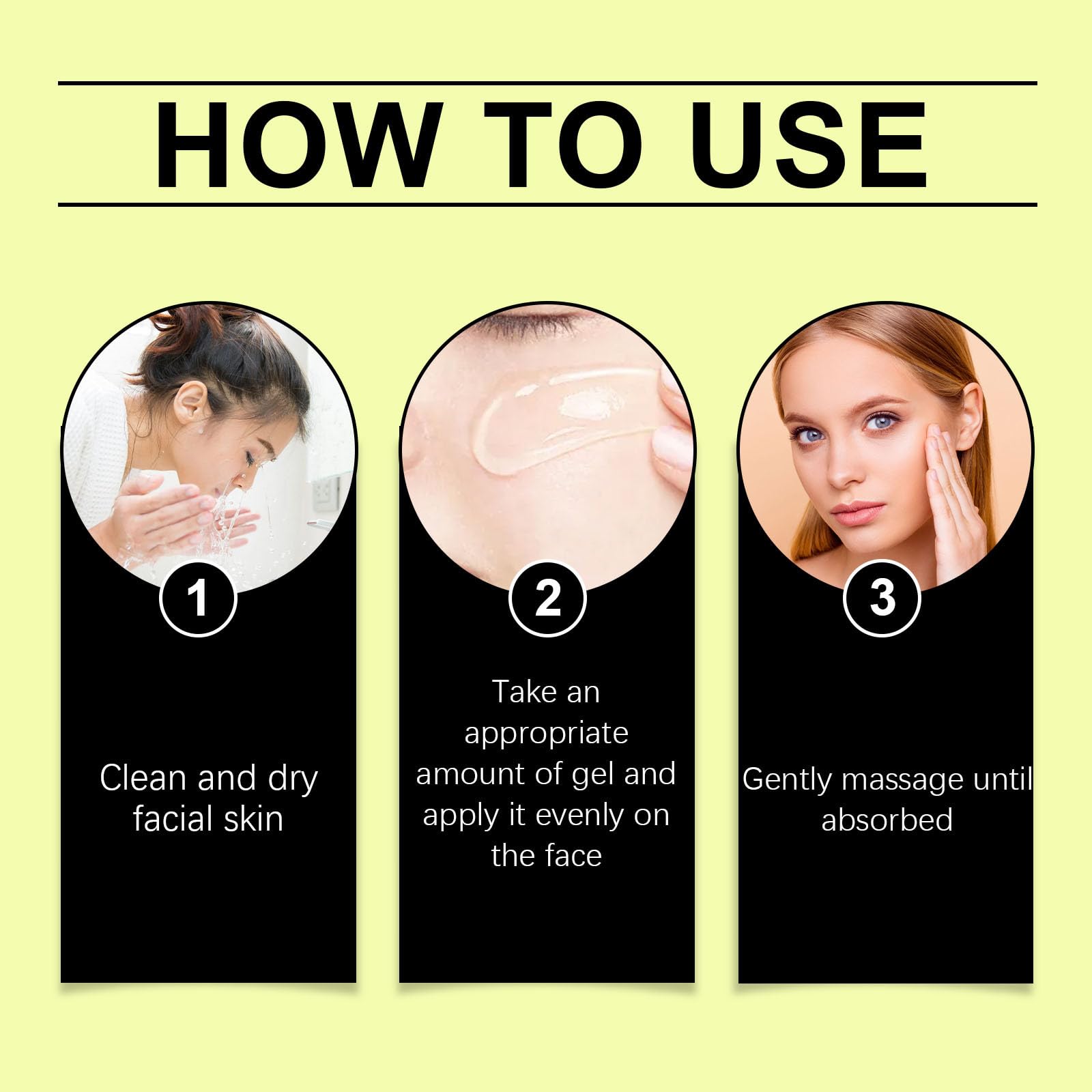 Glad2Glow Centella Allantoin Beruhigendes Gel-Feuchtigkeitscreme Ohne Alkohol Duft & Öl Beruhigendes und feuchtigkeitsspendendes Gesichtsgel für alle Hauttypen 1 Stück YbD013 (Green, 5x5x4.1cm)