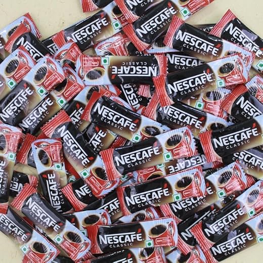 Nescafe Classic Instant Coffee Sachets Pack Of 100 | Classic Instant Coffee | 100 Gm