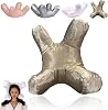 Flawless Face Pillow, Anti-Wrinkle Massage Pillow, Face Pillow for Wrinkles Side Sleeper, Sleeping On Back Beauty Rest Pillow Pillows for Maintaining Facial Wrinkles and Sleep Lines Gold-original