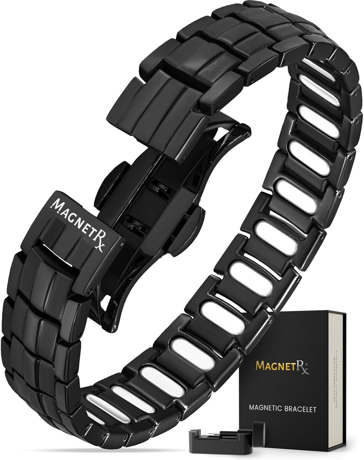 MagnetRX® Magnetic Bracelets for Men — EllipseMAX 5X Strength 5