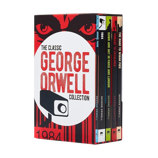 Portada de The Classic George Orwell Collection : 5-book Paperback Boxed Set