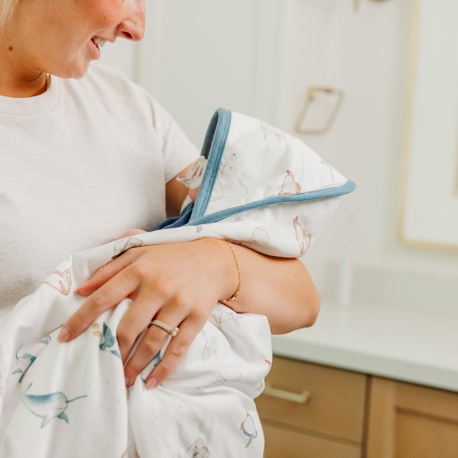 Copper Pearl Arctic Wonder Premium Knit Hooded Towel