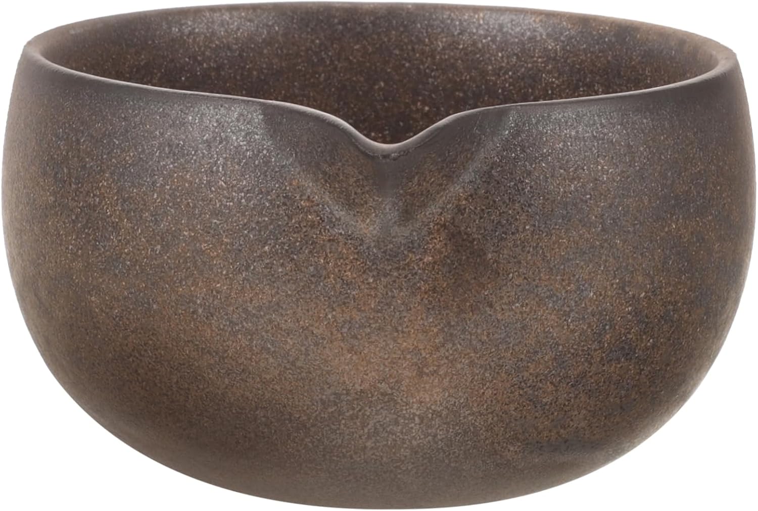 Cabilock Traditional Japanese Matcha Bowl with Spout Ceramic Tea Cup for Tea Ceremony Home Use Handcrafted Artisan Pottery Heat Retaining Chawan Enthusiasts