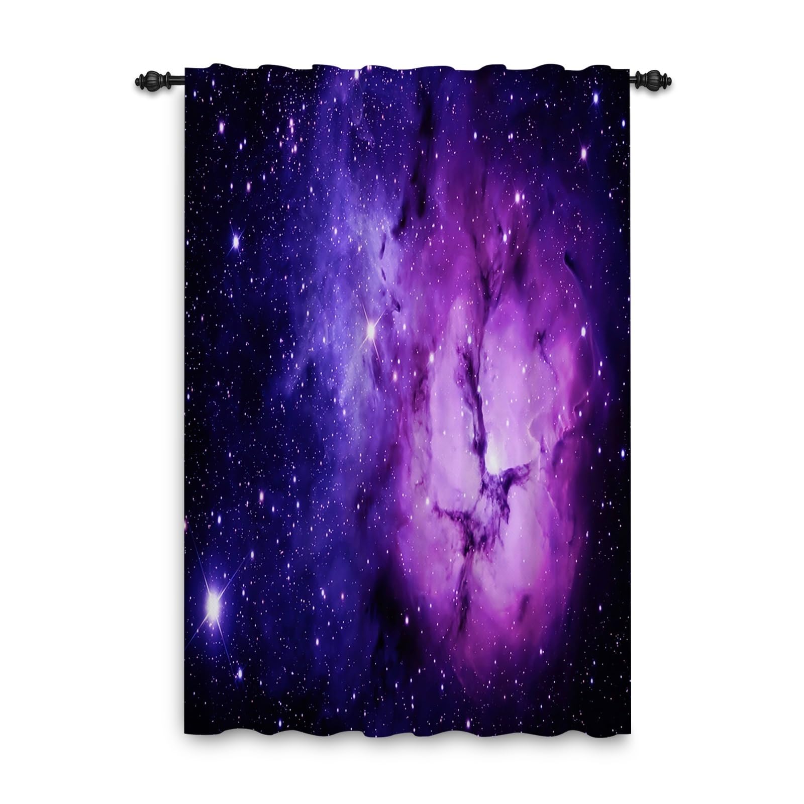 Rideau Galaxy pour Chambre d'Enfant 107x160cm Espace Violet