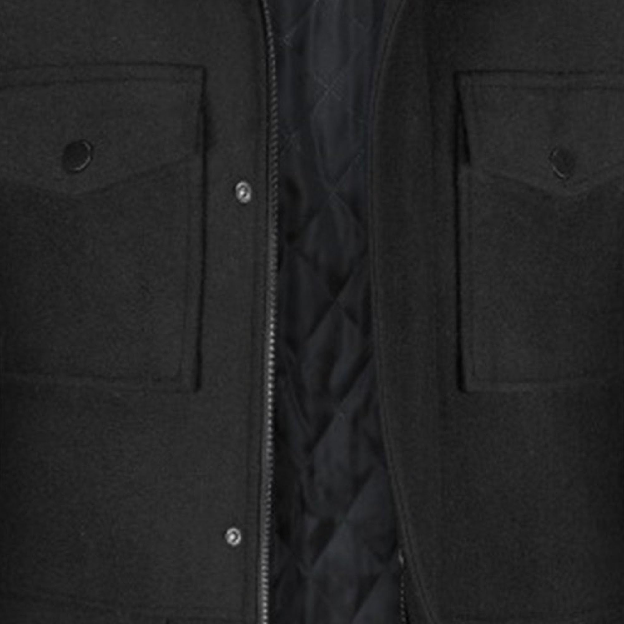 Cappotto da uomo d'affari con cerniera termica monopetto misto lana cappotto invernale classico pisello cappotti
