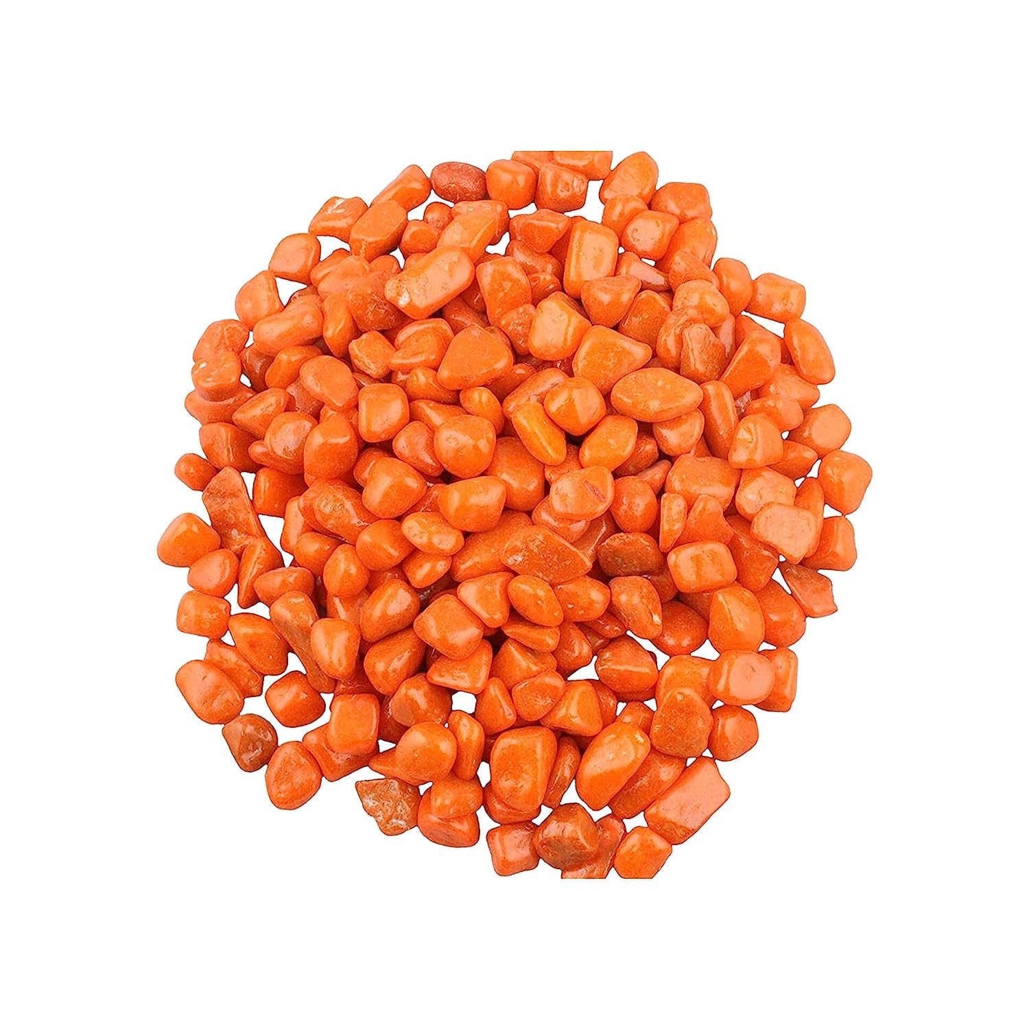 Foodie Puppies Aquarium Decorative Colored Stones - (Orange, 1Kg) for Home Decoration, Fish Tank, Vase/Pot Fillers, Garden, and Swimming Pool Glossy Substrate (1.5cm - 2cm) (B0C8FNKJL4) Amazon Price History, Amazon Price Tracker