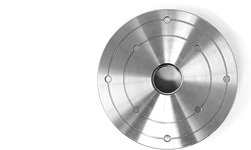 Miniatura 5 de MW-510M3X6 Placa frontal de torno de madera de acero, M33 x 3.5 RH roscada (se adapta a una vía, etc.), con tornillos de bloqueo (para tornos de