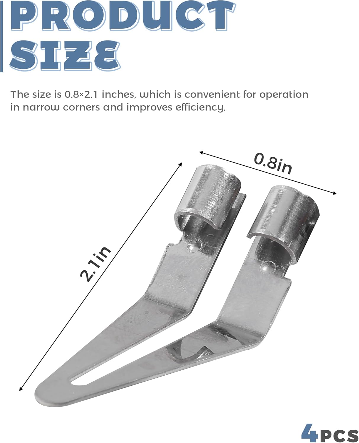 Plastic Smoothing Tip,Car Accessories Plastic Welder Soldering Tip Smooth Head Replacement,Stainless Steel Triangle Point Scrapper Smoother,Can be Applied to Car Bumpers,Kayaks and others