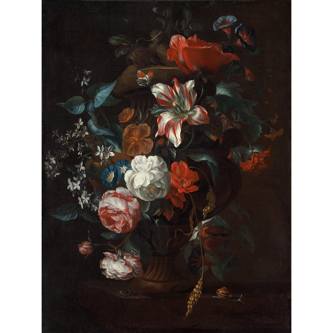 Impression giclée Fleurs dans un vase cadeau idéal collectionneur art - 2