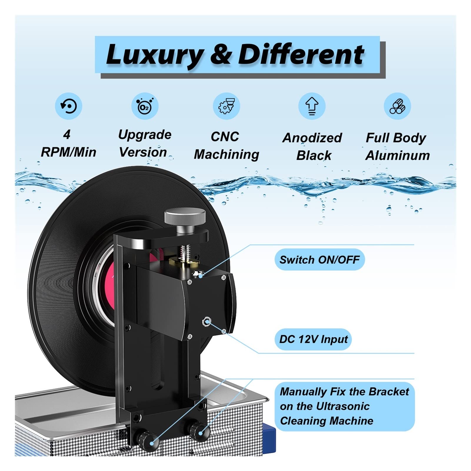 超音波レコード洗浄機ブラケットのみ 超音波洗浄機6Lに対応 Amazon.co.jp: WEWU ROUNDS 超音波 レコード 洗浄機 ブラケット