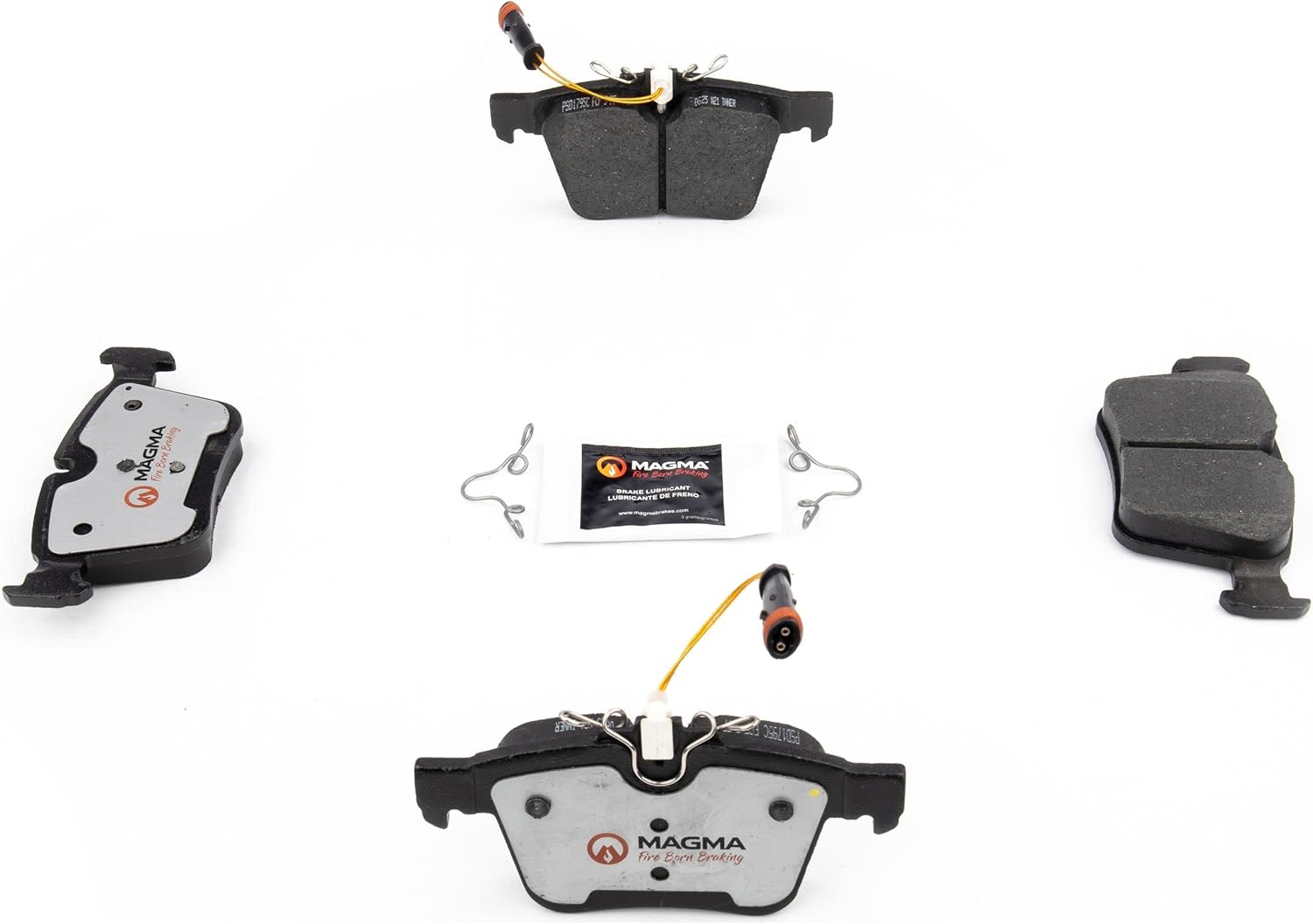 MAGMA Pro-Series PSD1795C Ceramic Brake Pads, Rear