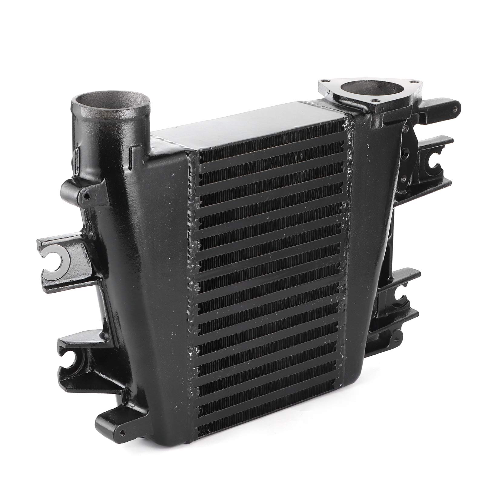 Acouto Intercooler turbo, prestazioni elevate, installazione semplice, universale per GU Y61 ZD30 3.0L, lega di alluminio T -6061, nero