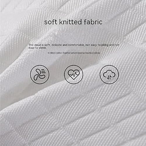 Miniatura 7 de IVYDREVER Almohada de plumón de ganso cómoda para mejorar el sueño, apoyo cervical para mejorar el sueño, almohada de plumón de ganso cómoda,